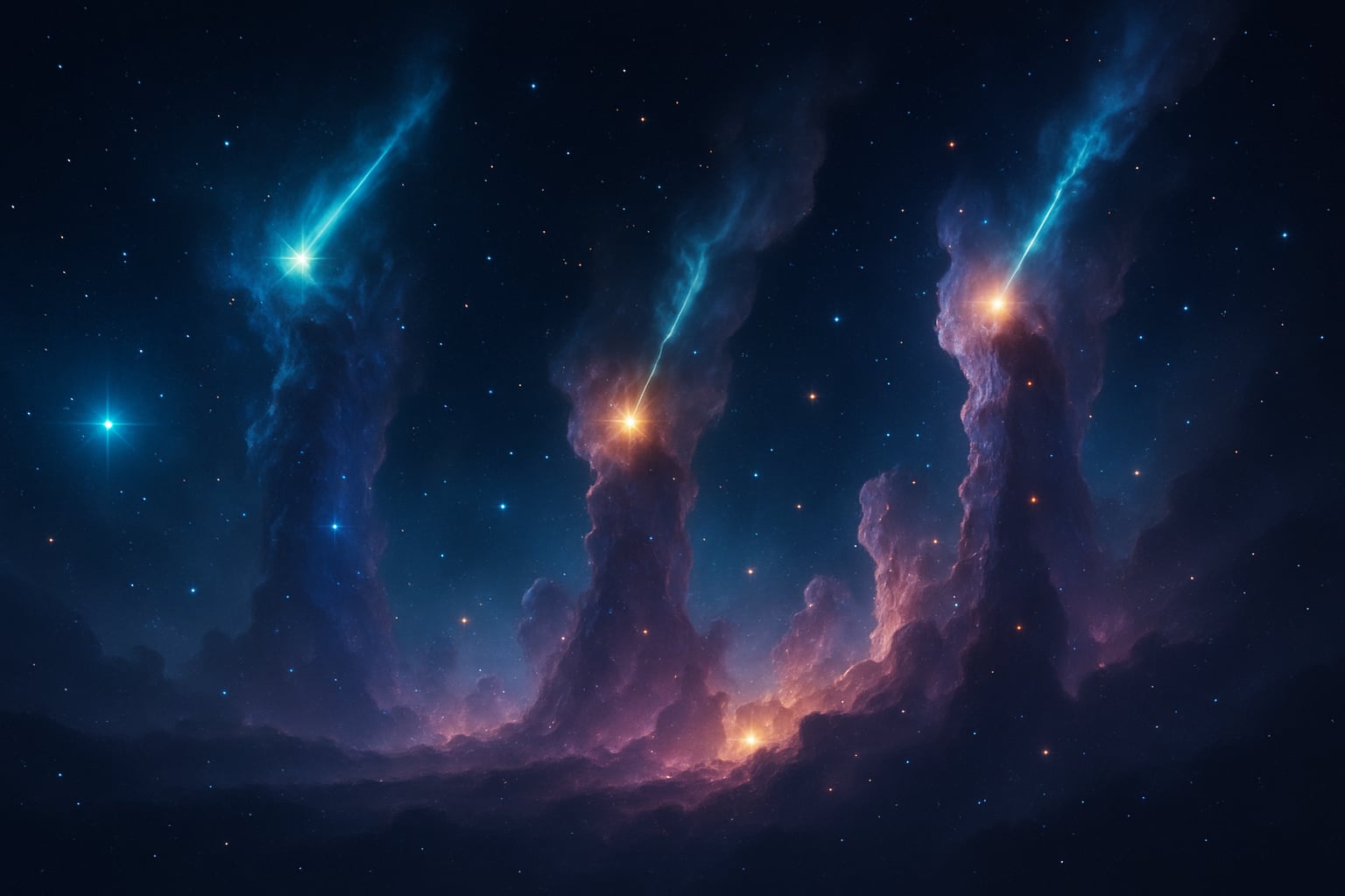A nebula in the Starzation galaxy